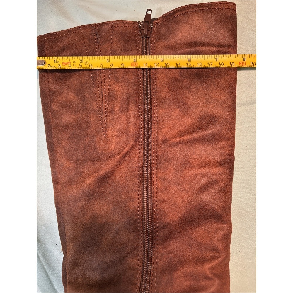 Sugar Women's Prima Soft Textured Boot Brown Fabric 8.5M - Picture 13 of 16